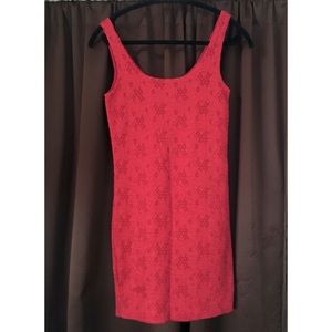 Bodycon red dress